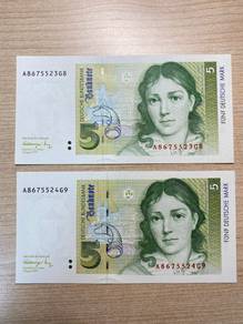 Germany 5 Deutsche Mark (1991) - Pick P37  unc