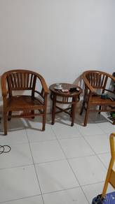 kursi dan table teak