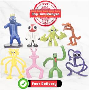 8pcs/Pcs Roblox Rainbow Friends Anime Figure Carto