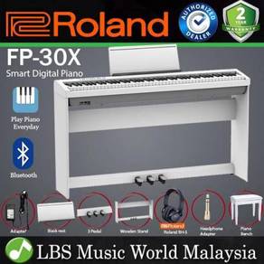 Roland FP-30X 88 Key Digital Piano Complete White