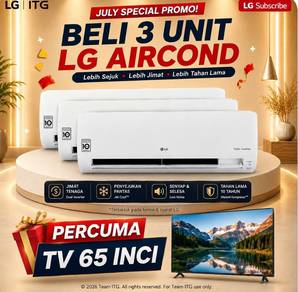 Promo Aircond LG Dual Inverter (Tebrau JHR002)