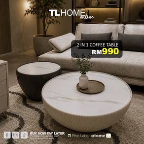 2 iN 1 Ceramic Coffee Table