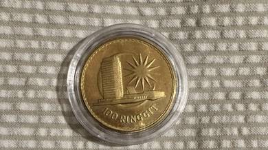 $100 Ringgit Tunku Abdul Rahman Gold Coin For Sale