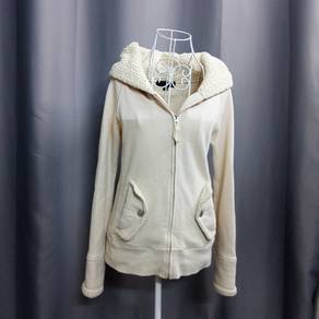 Jill Stuart Beige Hooded Sweater