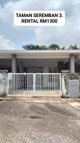 1-storey Terraced House For Rent in Seremban,NSN