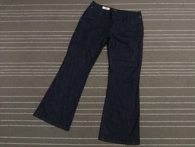 Banic boot cut dark blue denim woman w32