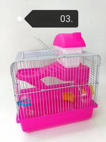 Hamster Cage HCL03 House Sangkar Rumah 27x21x25cm