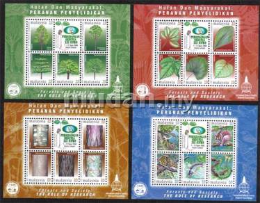 2000 Forest Society Role Research Malaysia Stamp M