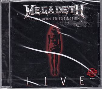 Ori CD - MEGADETH - Countdown LIVE [2013] NEW