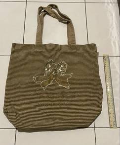 Chip & Dale Brown Stripe Tote Bag