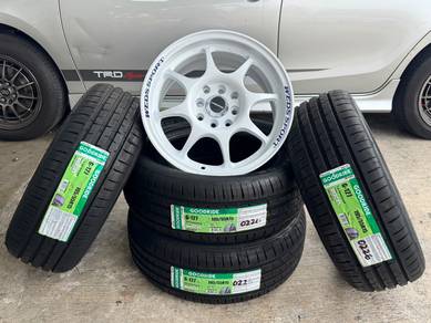 Package 15 sport rim baru tc05 siap tayar thailand