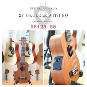 21" Ukulele with PICK UP / EQ