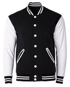 VARSITY Jacket colour Black code CRJ1102
