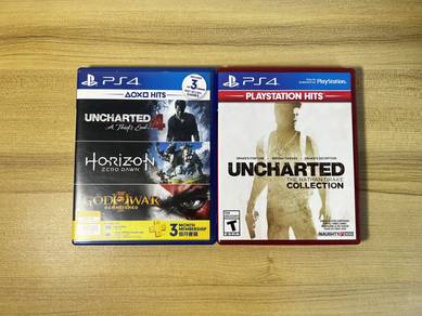 {USED} - Ps4 games - Uncharted 4,3,2,1