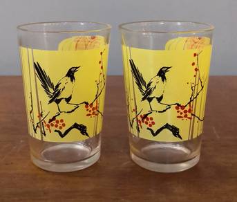 vintage Xique glass cup 2