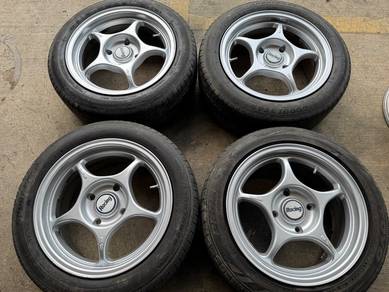 Rim second 15 Enkei Rp01 siap tayar saga baru iriz