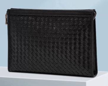 Hush Puppies 2026JUL - Black Knitted Envelope Bag
