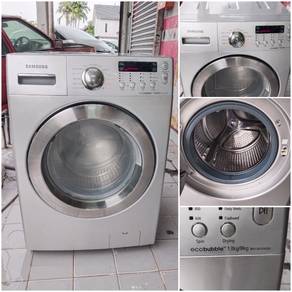 Samsung 2in1 front load hot washer dryer 13/8-kgs