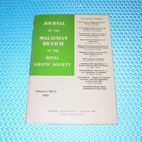 Vintage Journal of MBRAS Volume L Part 2 1977