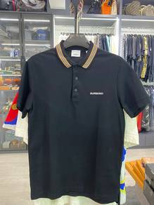 Authentic Burberry Polo Black Word S fit Pit 18”