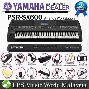 Yamaha PSR-SX600 61 Keyboard Full Package