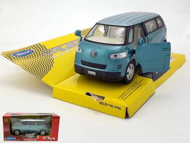 Volkswagen 2001 Microbus (1:38) Diecast Car - blue