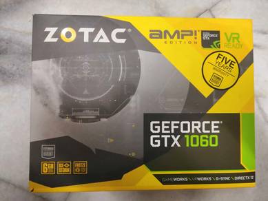 Zotac GTX 1060 AMP 6GB Graphic card GPU