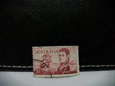 1966 Australia Stamp Seafarer Flinders Ship