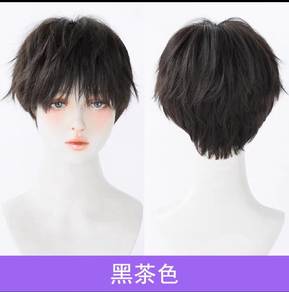Dark tea brown Wig (Short Length)