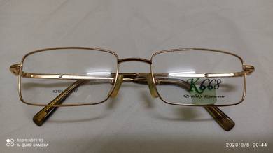 K668 gold plated vintage eyewear frame
