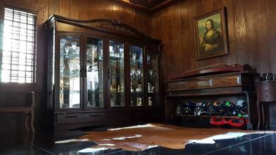 Jati Wood Display Cabinet & Console