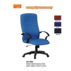 Mediumback Office Chair (Flat Head) - GR 2800,