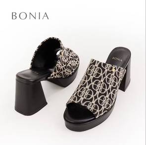 bonia black lorenza heeled