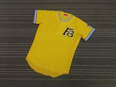 FB Akira 13 kuning baseball jerseys saiz L
