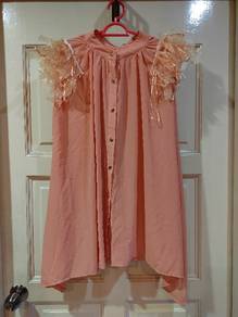sleeveless shiffon top