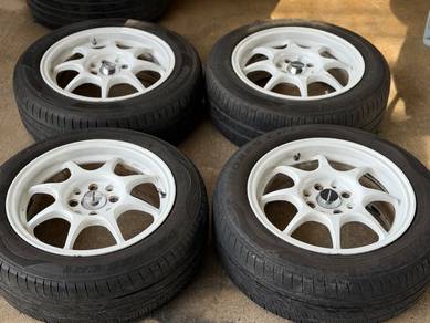 Sport Rim 15 Second WedsSport TC05 White Siap Taya