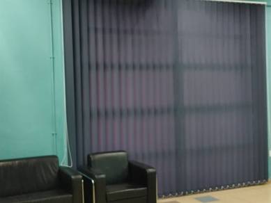 PASANG LANGSIR PEJABAT l office curtain vertical