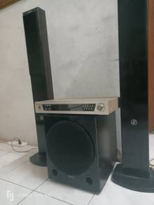 amp karaoke 5 channel ada radio+sub woofer+speaker
