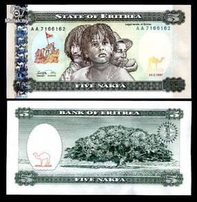 Eritrea 5 nakfa 1997 p 2 unc