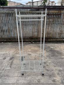 Mobile Steel Multipurpose Display Hanger Rack Shel