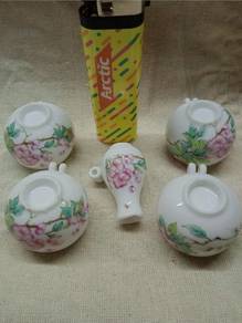 Cawan Burung Birdfeed Ceramic Whitevase 7-CBF531