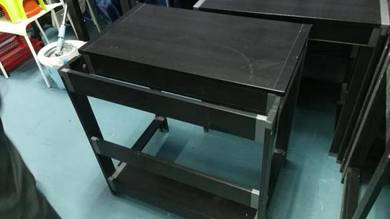 2.5FT Black Wooden Table TR857