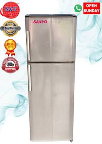 Fridge DOUBLE DOOR SANYO GREY
