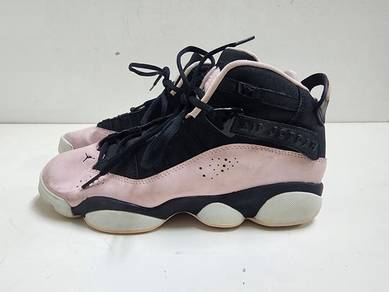 [6UK] Nike Air Jordan 6 Rings Black Pink