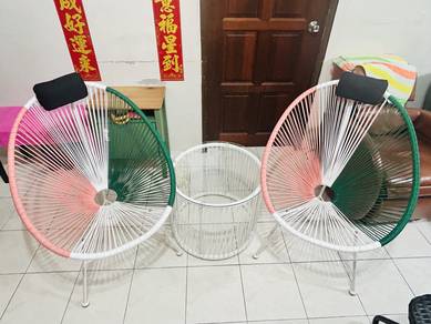 Patio Chair set（2 chair + 1 table）