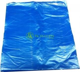 Blue Plastik Bag Size S 47 X 54 cm