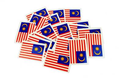 MALAYSIA National Flag Tattoo Sticker