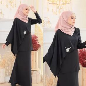Laurel Kurung Cape Exclusive🖤