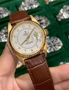 Rolex Datejust 18k Yellow Gold 36mm 16018