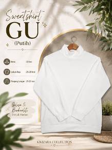 Sweatshirt GU (PUTIH)